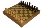 Шахматы классические стандартные деревянные утяжеленные (высота короля 4,00