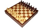 Шахматы классические средние деревянные утяжеленные (высота короля 3,25